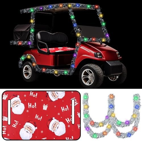 Golf Cart Christmas Light Tour Top of the Rock Reviews & Best Decorations