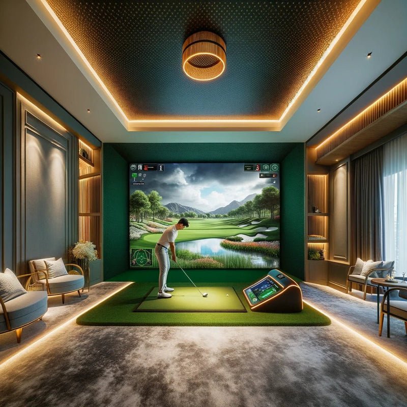 How High Ceiling for Golf Simulator: Optimal Height Guide