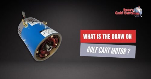 What is the Draw on Golf Cart Motor