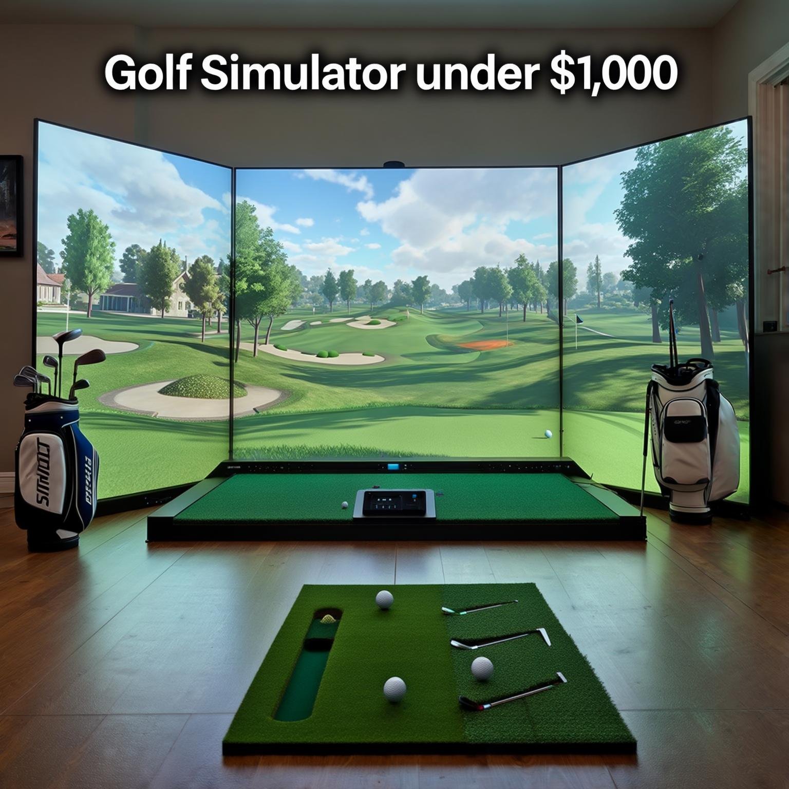 Golf Simulator under $1000: Affordable Solutions for Home Practice Sessions
